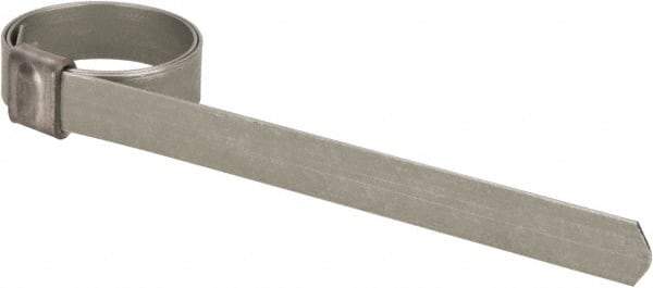 IDEAL TRIDON - 13/16" ID Galvanized Steel Preformed J-Type Clamp - 3/8" Wide, 0.025" Thick - All Tool & Supply