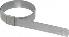 IDEAL TRIDON - 2" ID Galvanized Steel Preformed Center Punch Clamp - 5/8" Wide, 0.025" Thick - All Tool & Supply