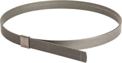 IDEAL TRIDON - 7" ID, Galvanized Steel Preformed Center Punch Type Clamp - 5/8" Wide x 0.03" Thick - All Tool & Supply