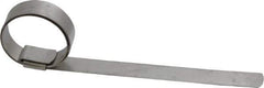 IDEAL TRIDON - 13/16" ID Grade 201 Stainless Steel Preformed Center Punch Clamp - 3/8" Wide, 0.025" Thick - All Tool & Supply