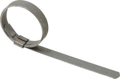 IDEAL TRIDON - 1-3/8" ID Grade 201 Stainless Steel Preformed Center Punch Clamp - 3/8" Wide, 0.025" Thick - All Tool & Supply