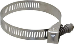 IDEAL TRIDON - SAE Size 36, 1 to 2-3/4" Diam, Stainless Steel Quick Release Worm Drive Clamp - 1/2" Wide, Material Grade 301, Series 550 - All Tool & Supply