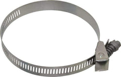 IDEAL TRIDON - SAE Size 48, 1-1/2 to 3-1/2" Diam, Stainless Steel Quick Release Worm Drive Clamp - 1/2" Wide, Material Grade 301, Series 550 - All Tool & Supply