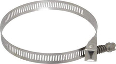 IDEAL TRIDON - SAE Size 56, 1 to 4" Diam, Stainless Steel Quick Release Worm Drive Clamp - 1/2" Wide, Material Grade 301, Series 550 - All Tool & Supply