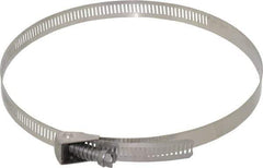 IDEAL TRIDON - SAE Size 104, 3 to 7" Diam, Stainless Steel Quick Release Worm Drive Clamp - 1/2" Wide, Material Grade 301, Series 550 - All Tool & Supply