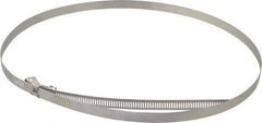 IDEAL TRIDON - SAE Size 216, 10-3/16 to 14" Diam, Stainless Steel Quick Release Worm Drive Clamp - 1/2" Wide, Material Grade 301, Series 550 - All Tool & Supply