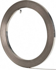 IDEAL TRIDON - Grade 201, Stainless Steel Banding Strap Roll - 3/8" Wide x 0.025" Thick - All Tool & Supply