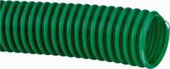 Continental ContiTech - 1-1/2" ID, 5 Hg Vac Rating, PVC Vacuum & Duct Hose - 100' Long, Metallic Green, 2-1/4" Bend Radius, 15 to 150°F - All Tool & Supply