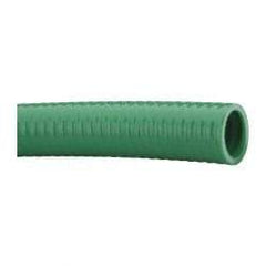 Continental ContiTech - 15 to 150°F, 1" Inside x 1.24" Outside Diam, PVC Liquid Suction & Discharge Hose - Green, 100' Long, 106 psi Working Pressure - All Tool & Supply