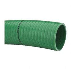 Continental ContiTech - 15 to 150°F, 3" Inside x 3.38" Outside Diam, PVC Liquid Suction & Discharge Hose - Green, 100' Long, 65 psi Working Pressure - All Tool & Supply