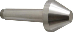 Riten - 2-3/4" Head Diam, Hardened Tool Steel Bull Nose Point Solid Dead Center - 4MT Morse Taper, 2-3/4" Point Diam, 1.508" Point Length, 2-15/16" OAL - All Tool & Supply