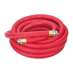 Continental ContiTech - 3/4" ID x 1.133" OD 25' Long Multipurpose Air Hose - MNPT x MNPT Ends, 250 Working psi, -40 to 190°F, 3/4" Fitting, Red - All Tool & Supply