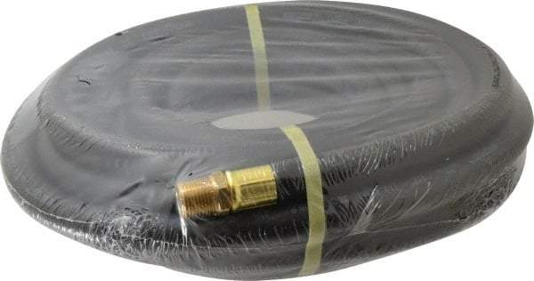 Continental ContiTech - 1/2" ID x 0.844" OD 25' Long Oil Resistant Air Hose - MNPT x MNPT Ends, 300 Working psi, -20 to 190°F, 1/2" Fitting, Black - All Tool & Supply