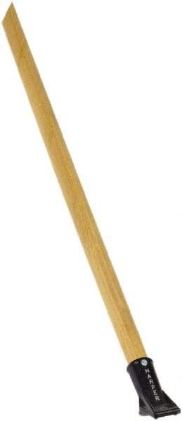 Harper Brush - 60 x 1-1/8" Wood Squeegee Handle - Bolt-On Connection, Tan - All Tool & Supply