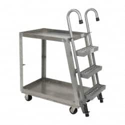 Vestil - 660 Lb Capacity, 21-5/8" Wide x 39" Long x 50" High Order Picking Cart - All Tool & Supply