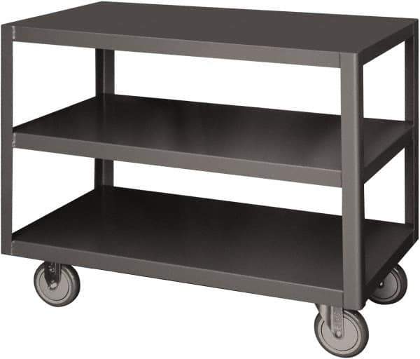 Durham - Mobile Table - Steel, Gray, 48" Long x 24" Deep x 30" High - All Tool & Supply