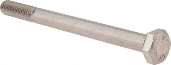 Value Collection - M10x1.50mm Metric Coarse, 120mm Length Under Head Hex Head Cap Screw - Partially Threaded, Grade 18-8 & Austenitic A2 Stainless Steel, 17mm Hex - All Tool & Supply