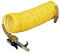 Coilhose Pneumatics - 1/4" ID Thumb Lever Blow Gun - 25' Long Hose - All Tool & Supply