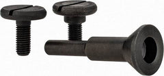 Value Collection - 1/4 & 3/8" Hole, Screw Lock Wheel Mandrel - 2" OAL, 1/4" Max Wheel Width, 1/4" Shank Diam - All Tool & Supply