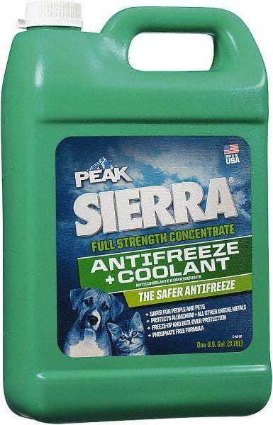 Peak - 1 Gal Antifreeze & Coolant - Propylene Glycol & Conventional Inhibitors Composition - All Tool & Supply