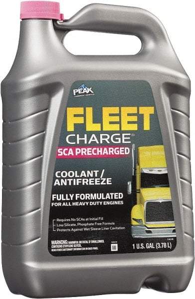 Peak - 1 Gal Heavy Duty Antifreeze & Coolant - Ethylene Glycol with SCA & Inhibitors Composition - All Tool & Supply