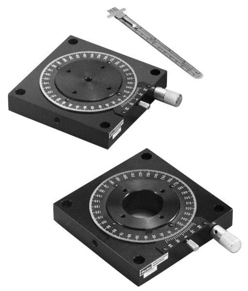 Parker - Rotary Positioning Stages Style: Worm Gear Low Profile Stage Thread Size: 10-32 - All Tool & Supply