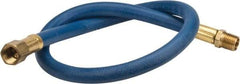 Coilhose Pneumatics - 1/4" ID 2' Long Lead-In Whip Hose - FNPT x MNPT Swivel Ends, 200 Working psi, -40 to 212°F, 1/4" Fitting, - All Tool & Supply