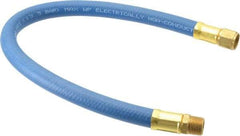 Coilhose Pneumatics - 3/8" ID 1-1/2' Long Lead-In Whip Hose - FNPT x MNPT Swivel Ends, 200 Working psi, -40 to 212°F, 3/8" Fitting, - All Tool & Supply