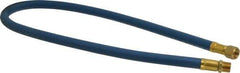 Coilhose Pneumatics - 3/8" ID 3' Long Lead-In Whip Hose - FNPT x MNPT Swivel Ends, 200 Working psi, -40 to 212°F, 3/8" Fitting, - All Tool & Supply