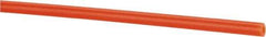 Coilhose Pneumatics - 1/16" ID x 1/8" OD, 1/32" Wall Thickness, Cut to Length (2,500' Standard Length) Polyethylene Tube - Orange, 150 Max psi - All Tool & Supply