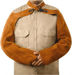 Steiner - Size Standard, Brown Leather Sleeve - 23" Long Sleeve, Elastic Opening at Both Ends - All Tool & Supply