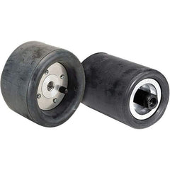 WALTER Surface Technologies - 5" Wheel OD, 3-1/2" Wheel Width, 3,800 RPM, Pneumatic Wheel without Hub - 5/8" Wheel Arbor Hole, For Use with Line-Mate III Drum Sander - All Tool & Supply