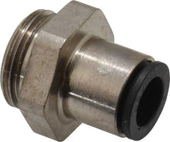 Legris - 8mm Outside Diam, 3/8 BSPP, Nickel Plated Brass Push-to-Connect Tube Male Connector - 290 Max psi - All Tool & Supply