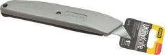 Stanley - Retractable Utility Knife - 2-7/16" Blade, Grey Zinc/Plastic Handle, 1 Blade Included - All Tool & Supply