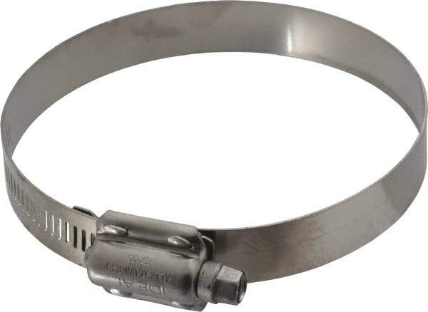 IDEAL TRIDON - SAE Size 412, 3-1/4 to 4-1/8" Diam, Stainless Steel High Torque Worm Drive Clamp - 5/8" Wide, Material Grade 304, Series 850 - All Tool & Supply