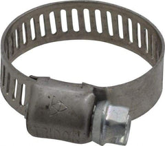 IDEAL TRIDON - SAE Size 8, 7/16 to 1" Diam, Stainless Steel Miniature Worm Drive Clamp - 5/16" Wide, Material Grade 301, Series 325 - All Tool & Supply