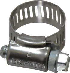 IDEAL TRIDON - SAE Size 8, 7/16 to 1" Diam, Carbon Steel Worm Drive Clamp - 1/2" Wide, Series 600 - All Tool & Supply