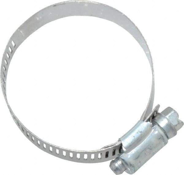 IDEAL TRIDON - SAE Size 28, 1-5/16 to 2-1/4" Diam, Carbon Steel Worm Drive Clamp - 1/2" Wide, Series 600 - All Tool & Supply