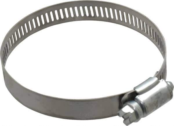 IDEAL TRIDON - SAE Size 40, 2-1/16 to 3" Diam, Carbon Steel Worm Drive Clamp - 1/2" Wide, Series 600 - All Tool & Supply