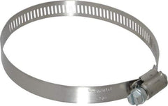 IDEAL TRIDON - SAE Size 52, 2-13/16 to 3-3/4" Diam, Stainless Steel Worm Drive Clamp - 1/2" Wide, Material Grade 201, Series 611 - All Tool & Supply