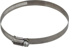 IDEAL TRIDON - SAE Size 72, 3 to 5" Diam, Stainless Steel Worm Drive Clamp - 1/2" Wide, Material Grade 201, Series 611 - All Tool & Supply