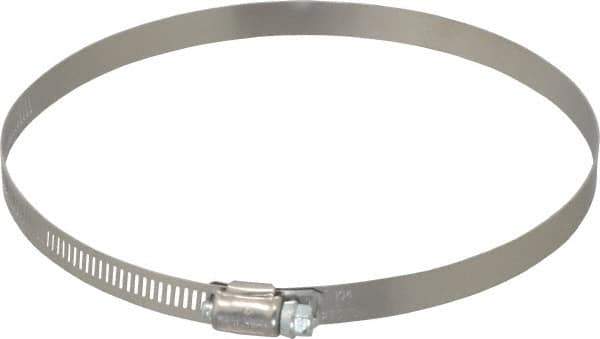 IDEAL TRIDON - SAE Size 104, 5 to 7" Diam, Stainless Steel Worm Drive Clamp - 1/2" Wide, Material Grade 201, Series 611 - All Tool & Supply