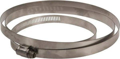 IDEAL TRIDON - SAE Size 270, 15-3/8 to 17-3/8" Diam, Stainless Steel Worm Drive Clamp - 1/2" Wide, Material Grade 201/305, Series 620 - All Tool & Supply