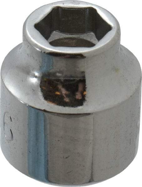 Proto - 5/16", 3/8" Drive, Standard Hand Socket - 6 Points, 3/4" OAL, Chrome Finish - All Tool & Supply