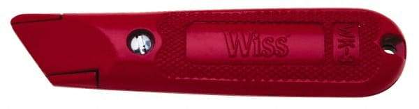 Wiss - Fixed Utility Knife - 1" Blade, Red Handle - All Tool & Supply