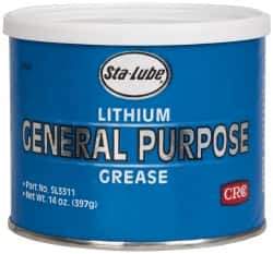 CRC - 14 oz Can Lithium General Purpose Grease - Amber, 300°F Max Temp, NLGIG 2, - All Tool & Supply