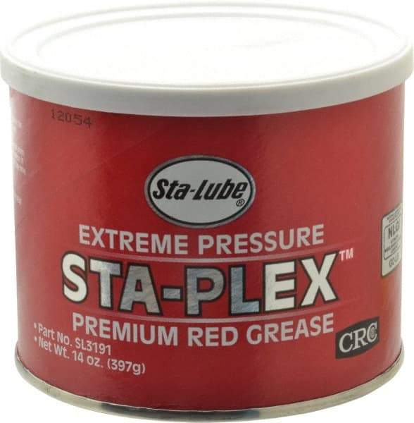 CRC - 14 oz Can Lithium Extreme Pressure Grease - Red, Extreme Pressure & Food Grade, 325°F Max Temp, NLGIG 2, - All Tool & Supply