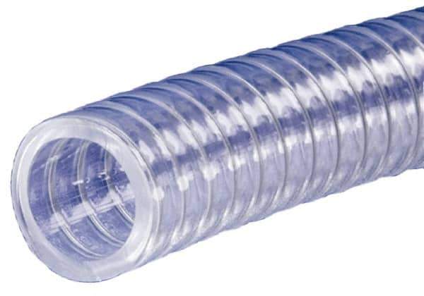 Kuriyama of America - 1/2" ID x 0.736" OD, 100' Long, PVC Tube - Clear, 100 Max psi - All Tool & Supply