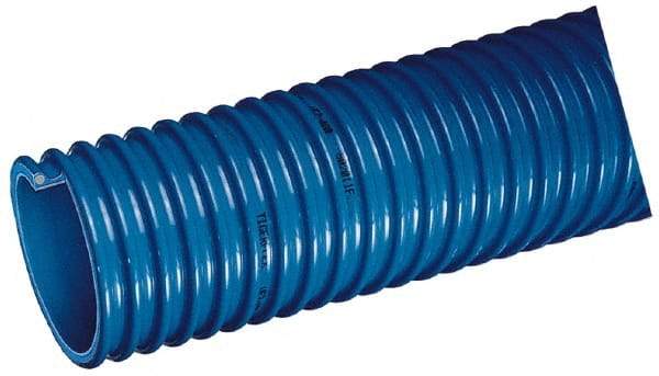 Kuriyama of America - 2-1/2" ID x 3.07" OD, 40 Max psi, Full In. Hg, Dry Material Handling & Transfer Hose - Polyurethane, 3" Bend Radius, 100' Coil Length, Black - All Tool & Supply