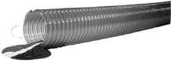 Kuriyama of America - 3" ID x 3.7" OD, 40 Max psi, Full In. Hg, Dry Material Handling & Transfer Hose - Polyurethane, 9" Bend Radius, 60' Coil Length, Clear - All Tool & Supply